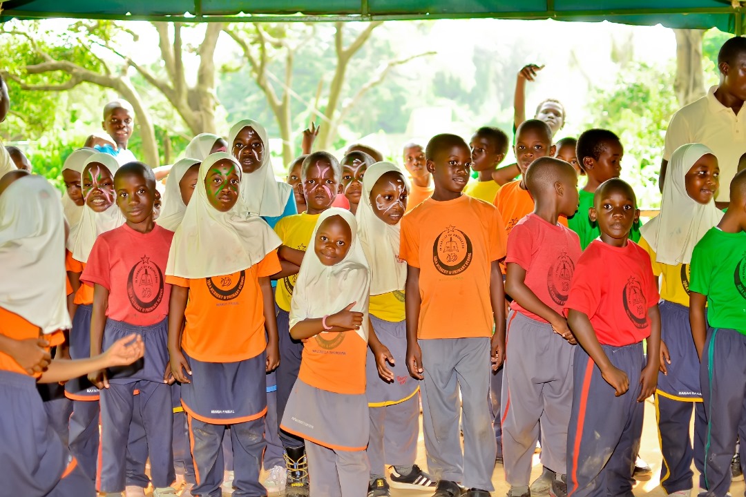 Students learning together at Iqra Nursery and Primary School